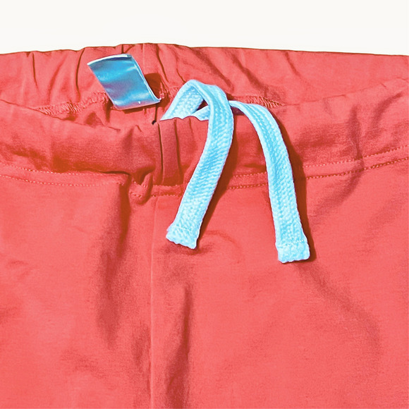 LES GIRLS LES BOYS Women's NWT 7.5" Jersey Apparel Bike Short In Hot Coral XS - Picture 7 of 13